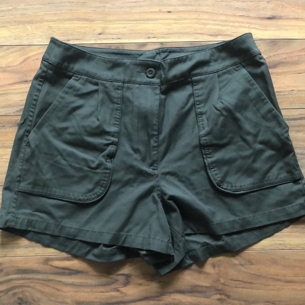 Lululemon Athletica Green Cargo Shorts